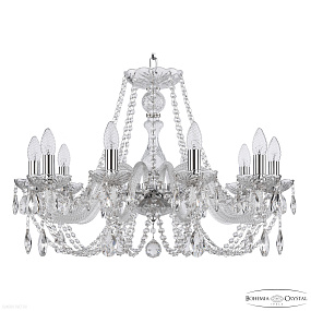 Хрустальная подвесная люстра Bohemia IVELE Crystal 101/10/240 Ni