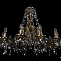 Литая подвесная люстра с хрусталем Bohemia IVELE Crystal 1771/10/270/A/FP