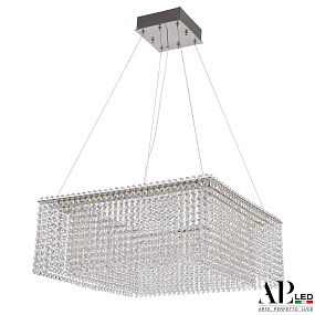 Хрустальная подвесная светодиодная люстра APL LED Sicilia SH04.52.A.Ni.4000