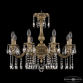 Подвесная хрустальная люстра Bohemia Ivele Crystal 73101/8/210 A FP