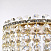 Хрустальная настольная лампа APL LED Sicilia SH500.L3.17-26.A.Gd.E14