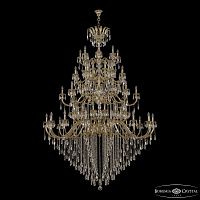 Большая хрустальная люстра Bohemia Ivele Crystal Verona 72118/32+16+16+8/755/4D B G Y3