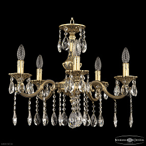 Хрустальная подвесная люстра Bohemia IVELE Crystal AL78101/5/175 A AGB