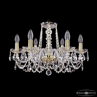 Хрустальная подвесная люстра Bohemia IVELE Crystal 1402/6/195/G