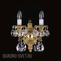 Бра хрустальное ArtGlass SARKA II. BRASS ANTIQUE CE