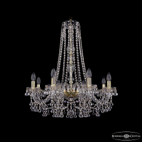 Хрустальная подвесная люстра Bohemia IVELE Crystal 1409/8/240/h-75 G