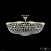 Хрустальная потолочная люстра Bohemia IVELE Crystal 19283/55IV G