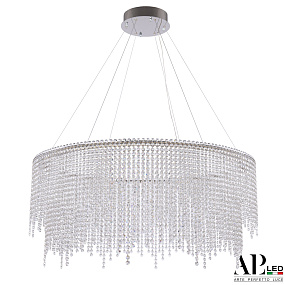 Большая хрустальная светодиодная люстра APL LED Sicilia SH02.93.D.Ni.4000