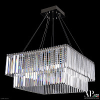 Хрустальная подвесная светодиодная люстра APL LED Sicilia SH10.71.C.Ni.4000