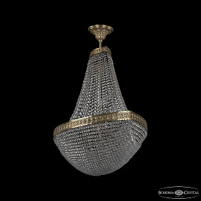 Большая хрустальная люстра Bohemia IVELE Crystal 19323/H1/100IV Pa