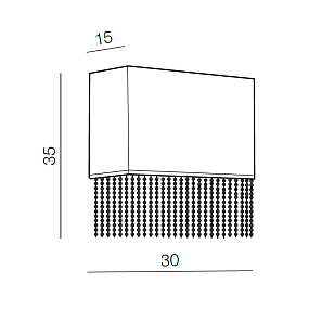 Бра Azzardo Glamour wall AZ1590