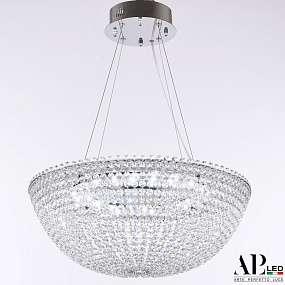 Хрустальная подвесная светодиодная люстра APL LED Sicilia SH501.0.50.A.LED -DIM.Ni