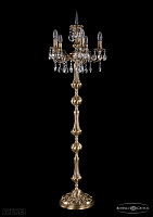 Литой торшер с хрусталем Bohemia IVELE Crystal 7000/5/125-134/A/FP