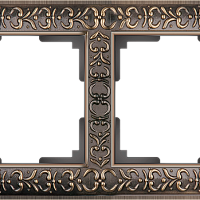 Рамка на 2 поста  (бронза) Werkel WL07-Frame-02