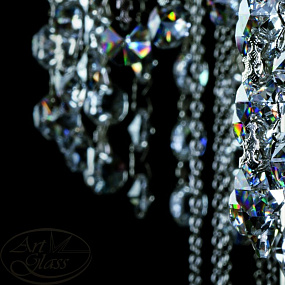 Люстра потолочная ARTGLASS ERIN NICKEL CE