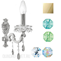 Бра (crystal AB, lt peridot, ant green) Donolux Divo A1.130/1AB/2/3