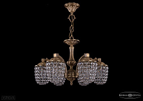 Литая подвесная люстра с хрусталем Bohemia IVELE Crystal 1772/6/150/FP