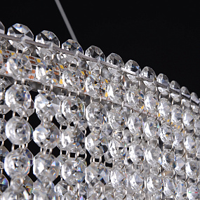 Хрустальная подвесная светодиодная люстра APL LED Sicilia SH02.73.D.Ni.4000