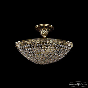Хрустальная потолочная люстра Bohemia IVELE Crystal 19323/35IV GB
