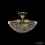 Хрустальная потолочная люстра Bohemia IVELE Crystal 19323/35IV GB