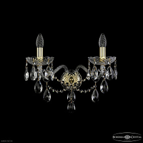 Бра с хрусталем Bohemia IVELE Crystal 1415B/2/200/XL G