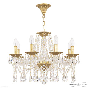 Хрустальная подвесная люстра Bohemia IVELE Crystal AL16313/8/200 AG