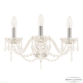 Бра хрустальное Bohemia IVELE Crystal 104B/3/165 Ni