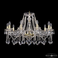 Хрустальная подвесная люстра Bohemia IVELE Crystal 1413/10/300/G