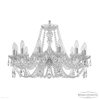Хрустальная подвесная люстра Bohemia IVELE Crystal 101/12/240 Ni