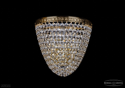 Бра хрустальное Bohemia IVELE Crystal 1925/3S/G