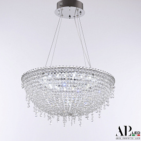 Хрустальная подвесная светодиодная люстра APL LED Sicilia SH501.0.50.B.LED -DIM.Ni