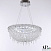 Хрустальная подвесная светодиодная люстра APL LED Sicilia SH501.0.50.B.LED -DIM.Ni