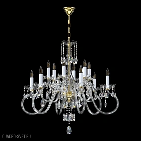 Большая хрустальная люстра ArtGlass MIRACLE 03-CH
