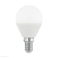 Лампа светодиодная диммируемая RGB P45, с пультом упр-я, 4W (E14), 3000K, 300lm EGLO LM_LED_E14 1068