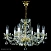 Подвесная хрустальная люстра ArtGlass TATANA VI. WHITE CE