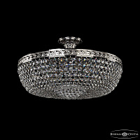 Хрустальная потолочная люстра Bohemia IVELE Crystal 19281/60IV Ni