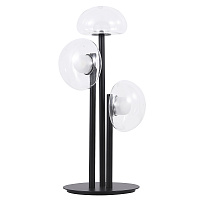 Светодиодная настольная лампа Crystal Lux BOSQUE LG3 BLACK/TRANSPARENT