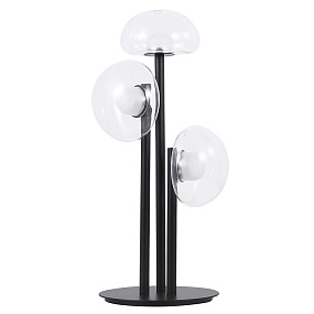 Светодиодная настольная лампа Crystal Lux BOSQUE LG3 BLACK/TRANSPARENT
