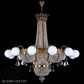 Люстра большая ARTGLASS EURYDIKA 1600x1450 POLISHED CE