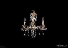 Литая подвесная люстра с хрусталем Bohemia IVELE Crystal 1707/3/125/A/GW