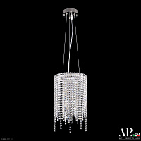 Хрустальный светодиодный подвесной светильник APL LED Sicilia SH01.25.B.LED -DIM.Ni