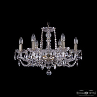 Хрустальная подвесная люстра Bohemia IVELE Crystal 1402/6/195/Pa