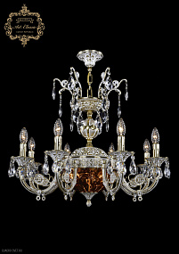 Хрустальная подвесная люстра Bohemia Art Classic 31.22.8.KR175SP.250IT.GW.Sp.Amber.1E