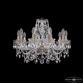 Хрустальная подвесная люстра Bohemia IVELE Crystal 1411/10/195/Pa