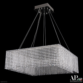 Хрустальная подвесная светодиодная люстра APL LED Sicilia SH04.71.A.Ni.4000