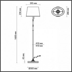 Торшер Odeon Light LONDON 4887/1F