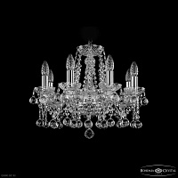 Хрустальная подвесная люстра Bohemia IVELE Crystal 1413/8/165 Ni Balls
