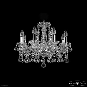 Хрустальная подвесная люстра Bohemia IVELE Crystal 1413/8/165 Ni Balls