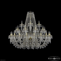 Большая хрустальная люстра Bohemia IVELE Crystal 1410/20+10+5/400 G V0300