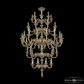 Большая хрустальная люстра Bohemia Ivele Crystal Verona 72101/8+8+16+8+8/360/5d GB